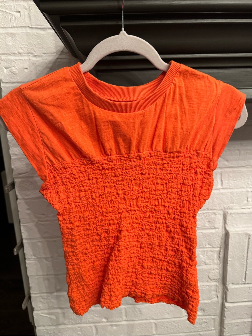 Maeve by Anthropologie Smocked Muscle Tee Xs